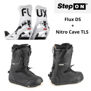 Flux DS white + Nitro Cave...